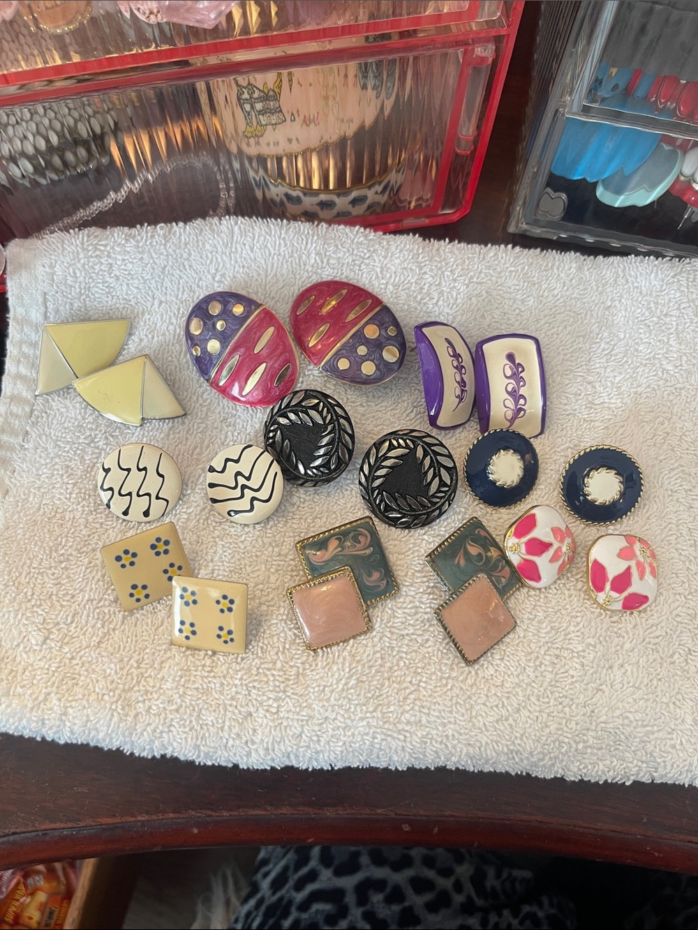 Vintage Pierced Earrings